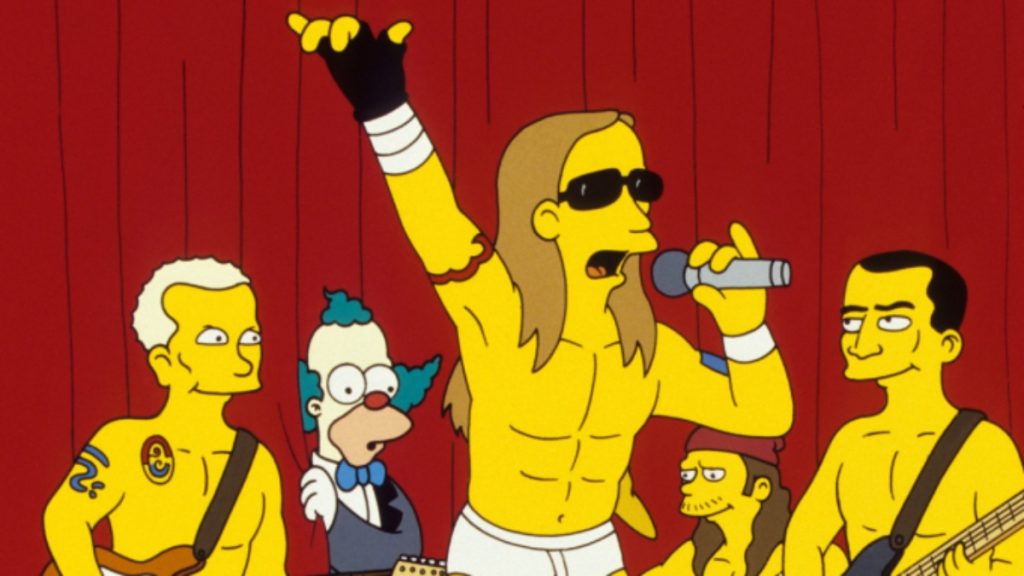 10 mejores cameos de bandas de rock y metal en Los Simpson